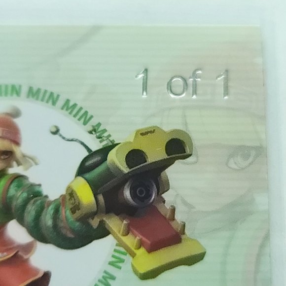 hqdefault.jpg Arms Min Min Super Smash Brothers Holofoil Trading Card X-79 Camilii 1/1